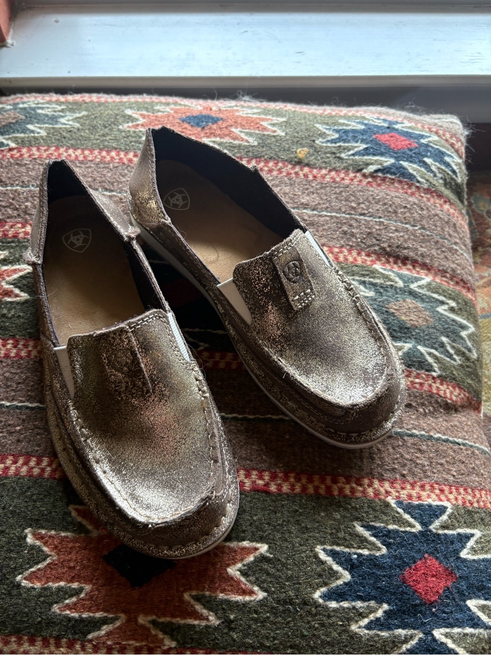Ariat women’s slip on loafers.
